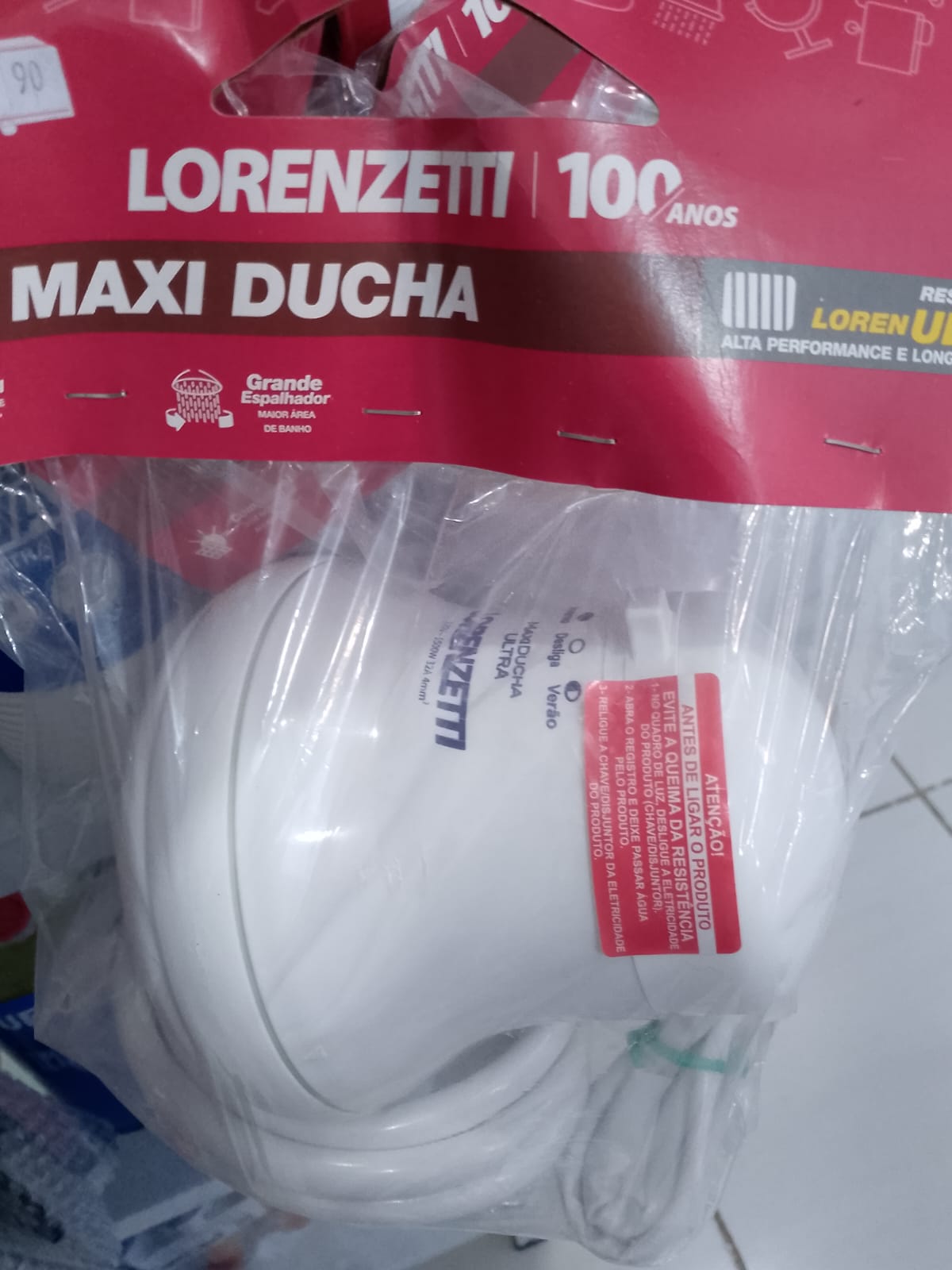 CHUVEIRO MAX DUCHA LORENZETTI